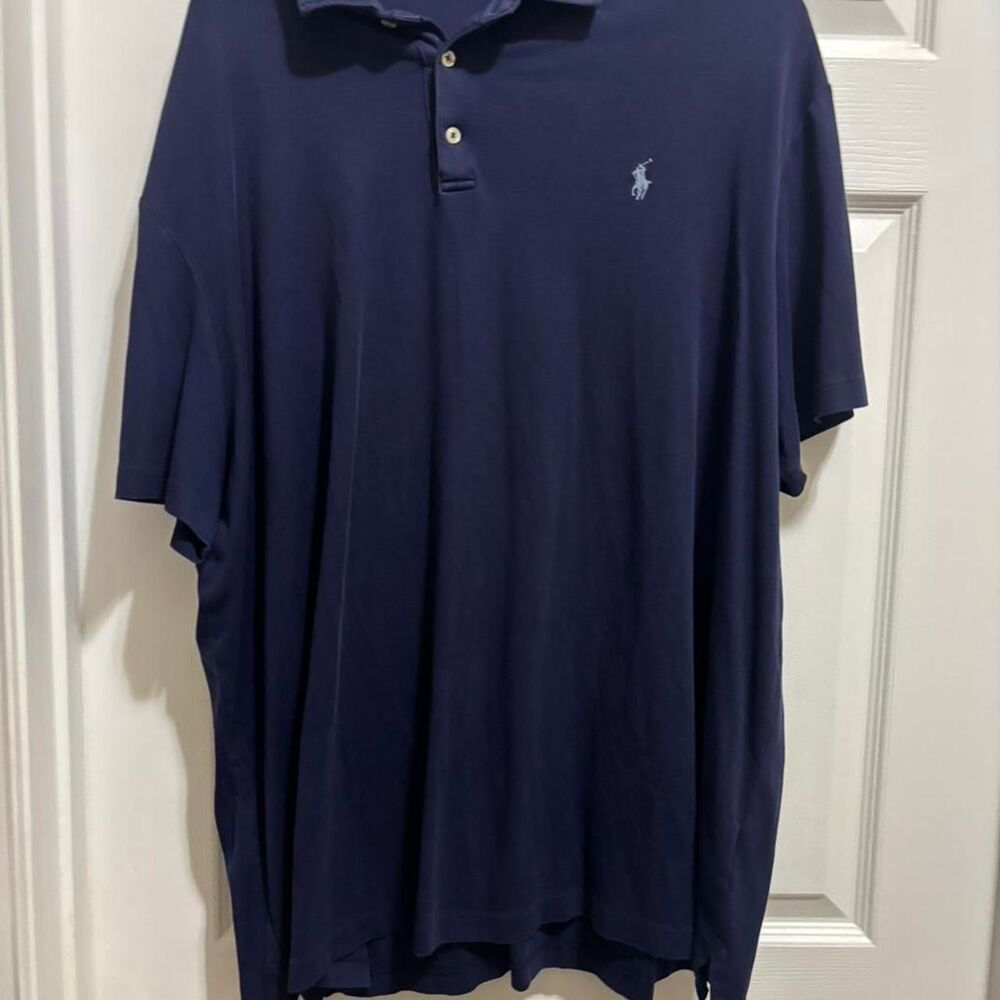 Polo-ralph-lauren Men's Navy and Blue Polo-shirts